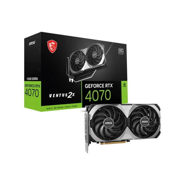 MSI GEFORCE RTX 4070 VENTUS 2X E1 12G OC GDDR6