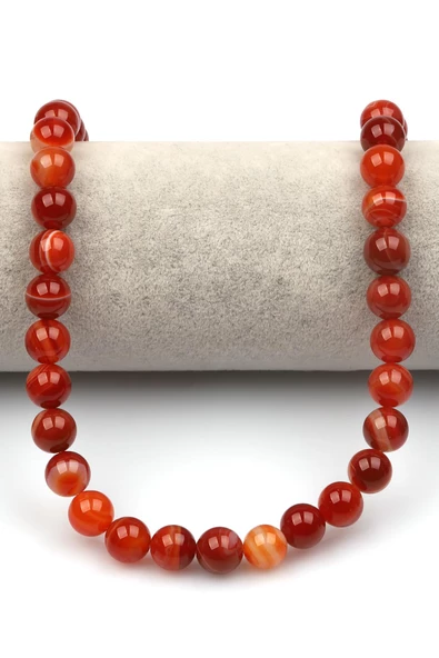 Madagaskar Akik Doğaltaş Dizi 10 mm Küre Kesim - 2