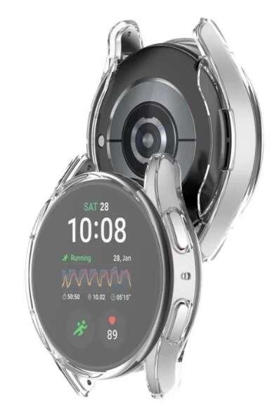 Galaxy Watch 7 - 40mm Uyumlu 360 Koruyucu TPU Silikon Kılıf