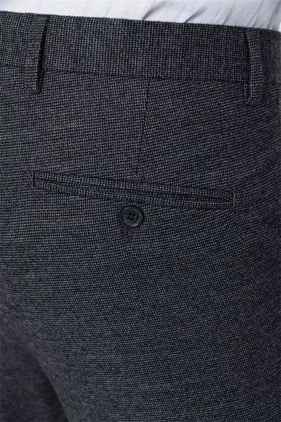 Gri Comfort Fit Rahat Kesim Klasik Pantolon 1003225158 - 6