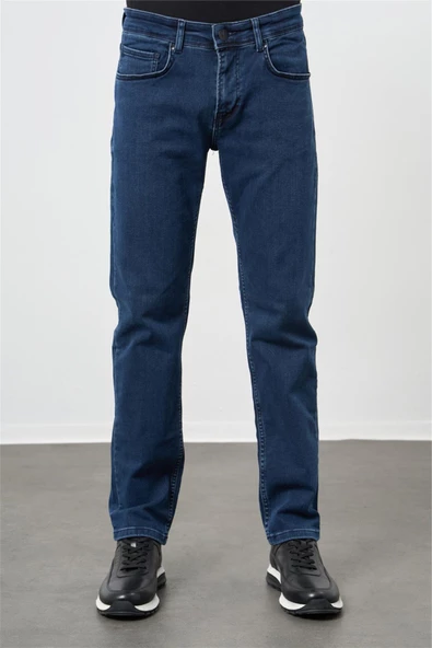 Lacivert Gabardin %100 Pamuk 5 Cep Comfort Fit Rahat Kesim Casual Denim Pantolon 1023235164