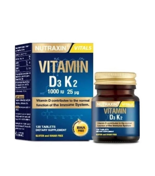 Nutraxin D3K2 Vitamin 120 Tablet