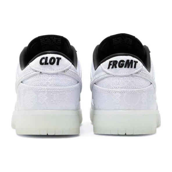 Nike Dunk Low CLOT Fragment White - Resim 4