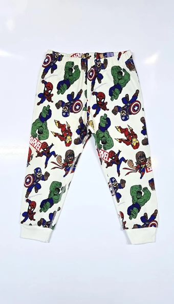 Captain America Tek Pijama Alt - 2