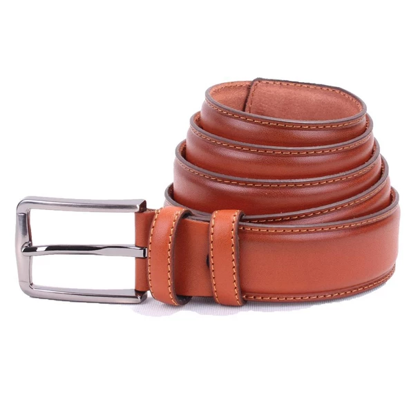 Dagoster DMK26-306DG Açık Taba 3,5 cm Hakiki Deri Erkek Kemer ürün görseli