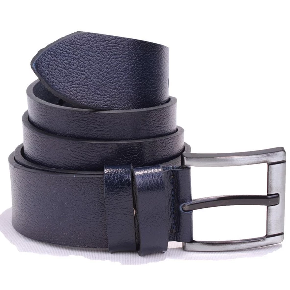 Dagoster DMK26-463DG Lacivert 4.5 cm Hakiki Deri Erkek Kemer - Resim 2
