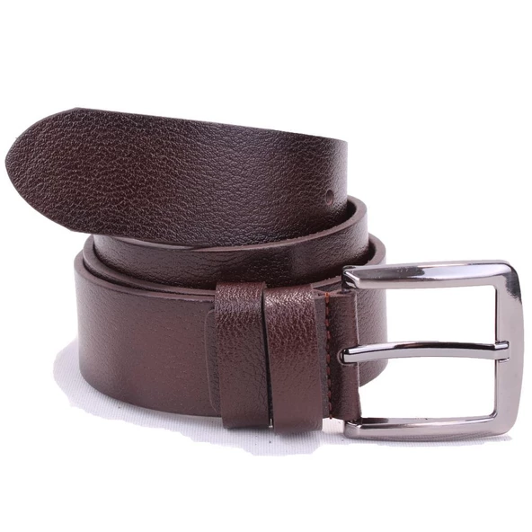 Dagoster DMK26-467DG Kahve 4 cm Hakiki Deri Erkek Kemer - Resim 2