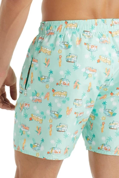 Blackspade 10416 Erkek Baskılı Şort Mayo - 5