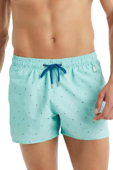 Blackspade 10404 Erkek Mint Rengi Şort Mayo - 4