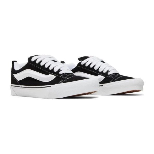 Vans Knu Skool Black White - Resim 2