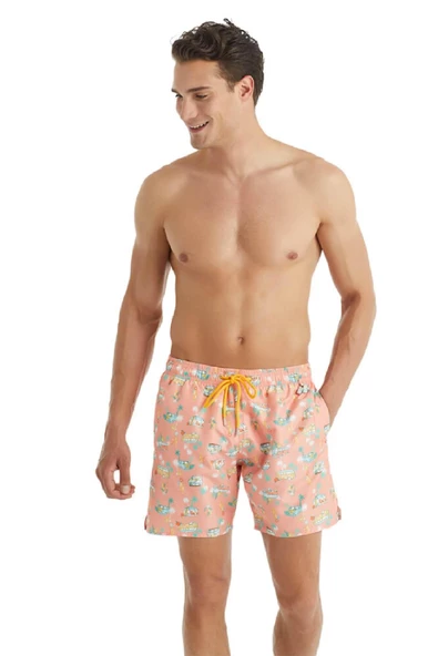 Blackspade 10416 Erkek Baskılı Şort Mayo