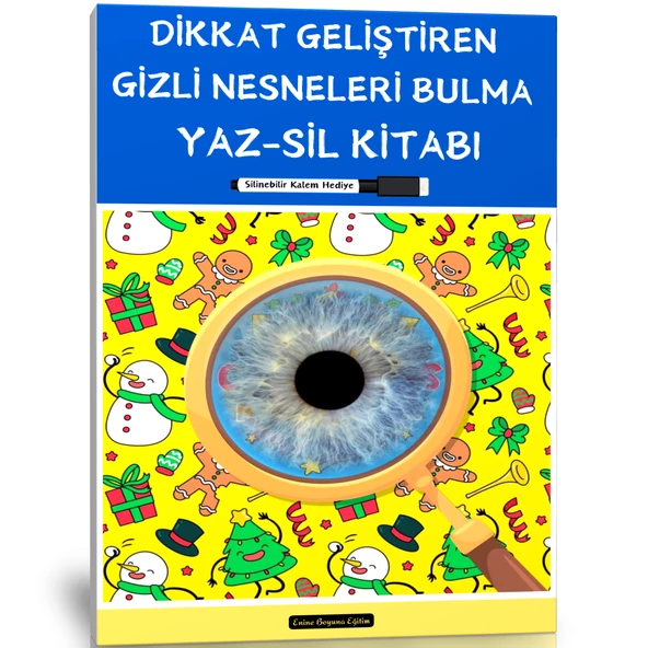 Dikkat Geliştiren Gizli Nesneleri Bul YAZ-SİL Kitabı ürün görseli 1