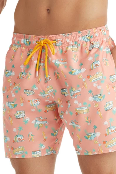 Blackspade 10416 Erkek Baskılı Şort Mayo - 4