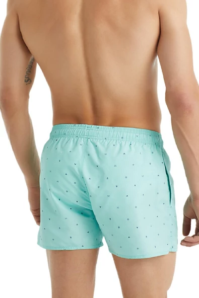 Blackspade 10404 Erkek Mint Rengi Şort Mayo - 5