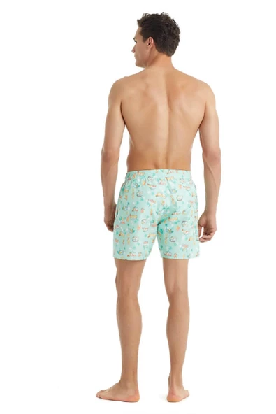 Blackspade 10416 Erkek Baskılı Şort Mayo - 3