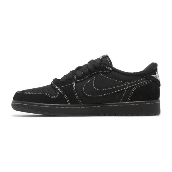 Air Jordan 1 Low x Travis Scott OG SP Black Phantom - Resim 3