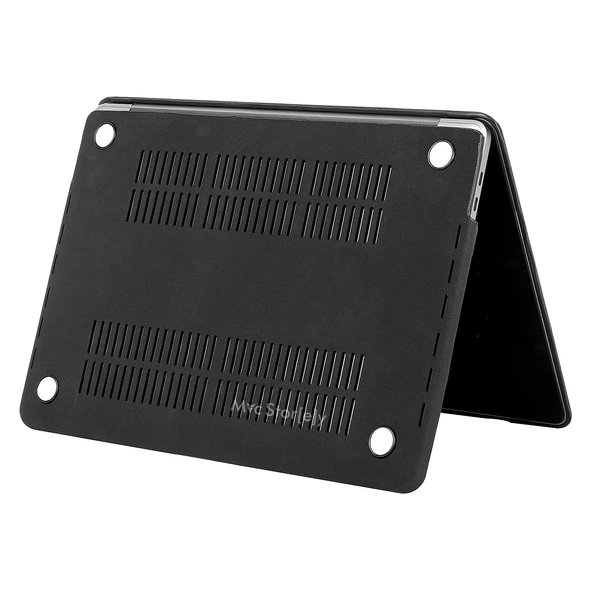 Macbook Air M1 Kılıf 13 inç Kumaş Kaplama Goat (TouchID'li M1 Air) A2337 A2179 A1932 ile Uyumlu - 12