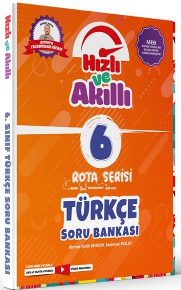 Tammat Yayıncılık 6. Sınıf Türkçe Rota Serisi Hızlı ve Akıllı Soru Bankası