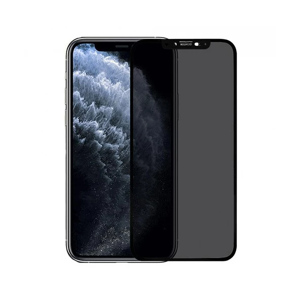 iPhone 11 Pro Max Kamera Kapatmalı 5D Hayalet Privacy Cam Ekran Koruyucu