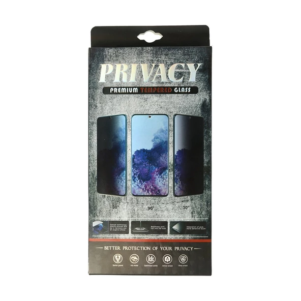 iPhone 11 Pro Max Kamera Kapatmalı 5D Hayalet Privacy Cam Ekran Koruyucu - 3