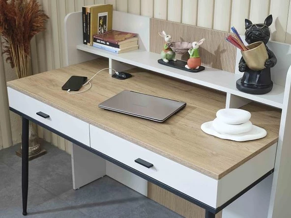 Takım ROMA Genç Oda 90429 Urlu Karyola Komodin Çalışma Masa Koltuk Köşeli Dolap - 5