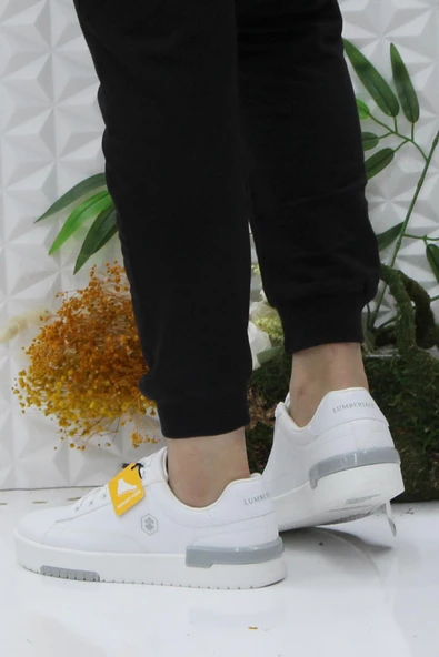 Lumberjack Esen Beyaz Rahat Orijinal Ürün Sneaker Kadın Ayakkabı - Resim 4