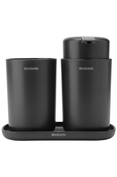 Brabantia Renew Dark Grey Banyo Seti  3 Parça