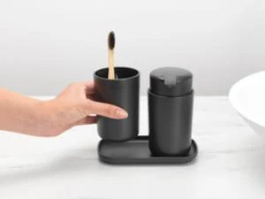 Brabantia Renew Dark Grey Banyo Seti  3 Parça - 3