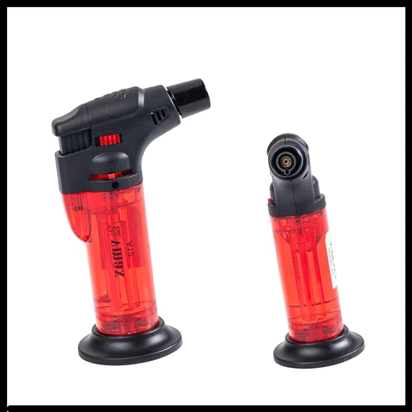 Uyguna-Yakala Kırmızı Metal Başlıklı Doldurulabilir Pürmüz Çakmak ürün görseli