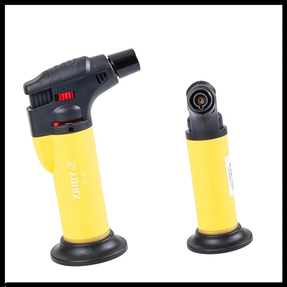 Uyguna-Yakala Sarı Metal Başlıklı  Doldurulabilir Pürmüz Çakmak ürün görseli