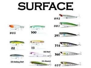 FUJIN Surface Minnow SF-90SW Maket Balık  001 Half Green