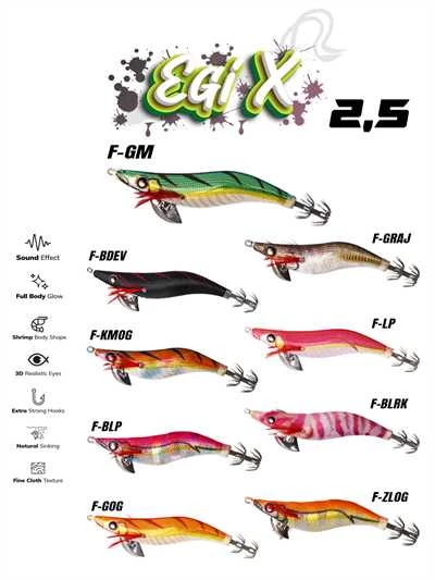 Fujin EgiX 2.5 10gr Kalamar Zokası  F-GM