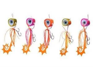 Fujin Salty Rubber 80gr GR Serisi Tai Rubber Set  03 Orange Gold 3D Eye - 2