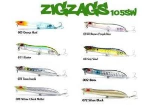 FUJIN Zigzags 105sw 10gr Maket Balık  08 Sexy Shad