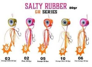 Fujin Salty Rubber 80gr GR Serisi Tai Rubber Set  02 Pink 3D Eye