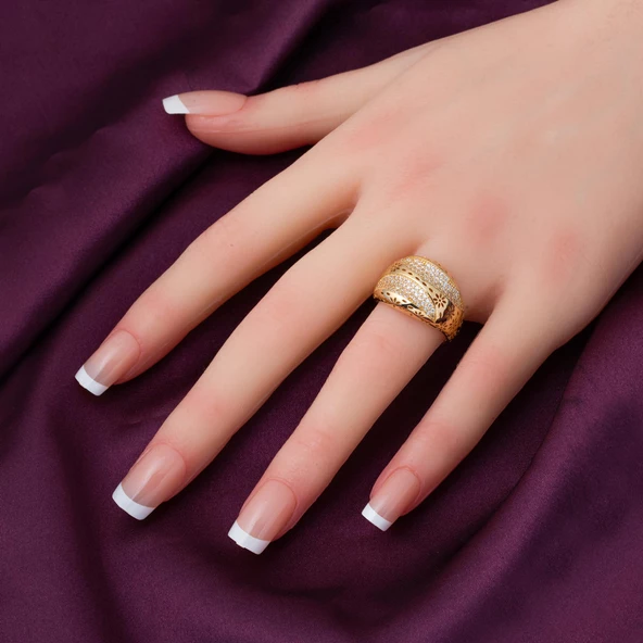 Yaşam Işıltısı 14 Ayar Altın Yüzük - 2