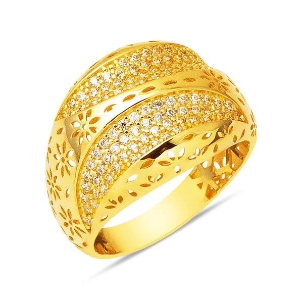 Yaşam Işıltısı 14 Ayar Altın Yüzük - 1