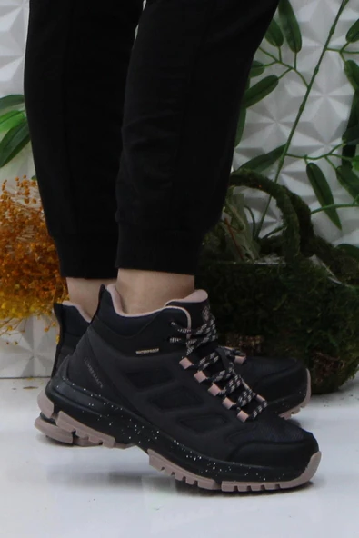 Lumberjack Vıolly Siyah Pudra Rahat Orijinal Ürün Waterproof Outdoor Kadın Bot ürün görseli