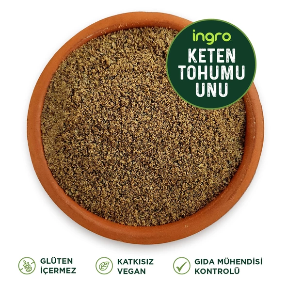 Glutensiz Keten Tohumu Unu 500 G - 3