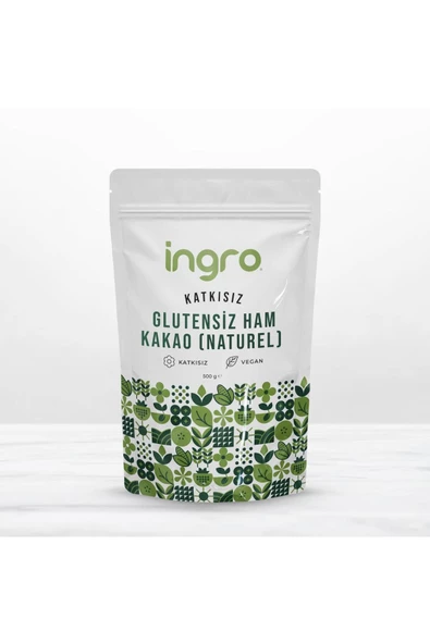 Ingro Glutensiz Ham Kakao (NATUREL) 500 G