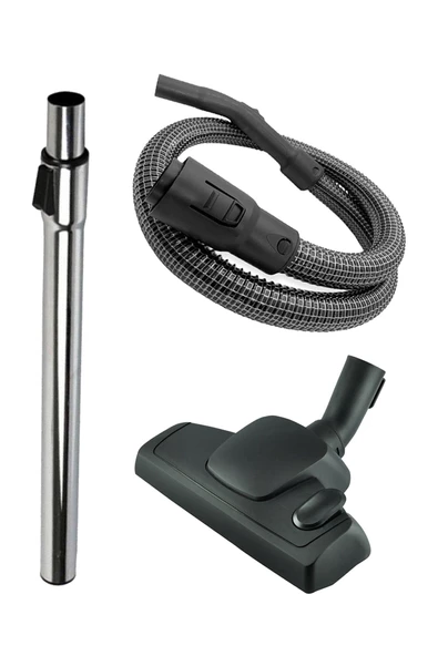 Samsung VC07R302MVB Çelik Telli Süpürge Hortum Boru Başlık Seti 3'lü