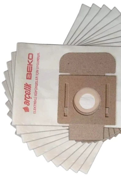Beko BKS 2522 Süpürge Toz Torbası 10 Adet Kağıt - Resim 2