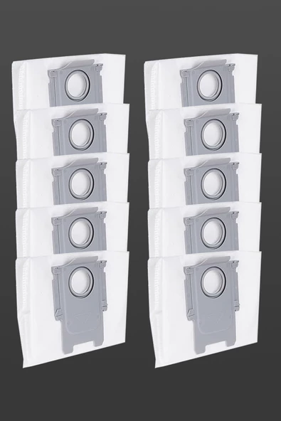 Roborock Q8 Max Uyumlu Robot Süpürge Toz Torbası 10 Adet ürün görseli 1