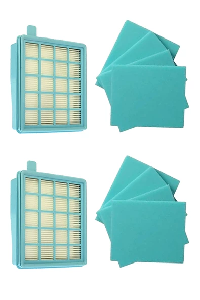 Beko BKS 5534 A BKS 5534 F Uyumlu Süpürge Hepa Filtresi 2 adet +8 Sünger
