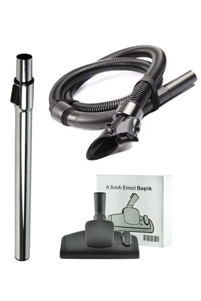 Philips FC 9212 Marathon Süpürge Hortumu Emici Başlık Boru Seti (Siyah)