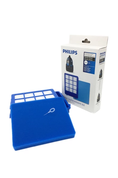 ultimate ve Hepa filtre fc 9919 Philips FC 9919 Marathon Ultimate Kutulu Ön Filtre Hepa Filtre Seti - Resim 3