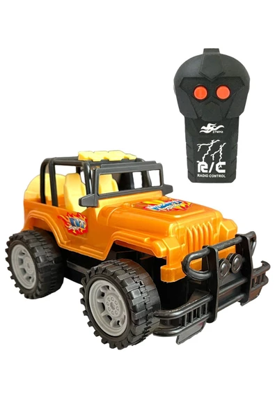 Çocuk Safari Arazi Aracı Uzaktan Kumandalı Yarım Fonksiyon ( Ileri Geri) Oyuncak Jeep Jip Araba - 2