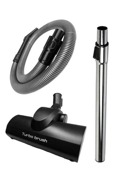 Fakir Range Electronic Süpürge Hortum Teleskopik Boru Turbo Başlık Seti ürün görseli 1
