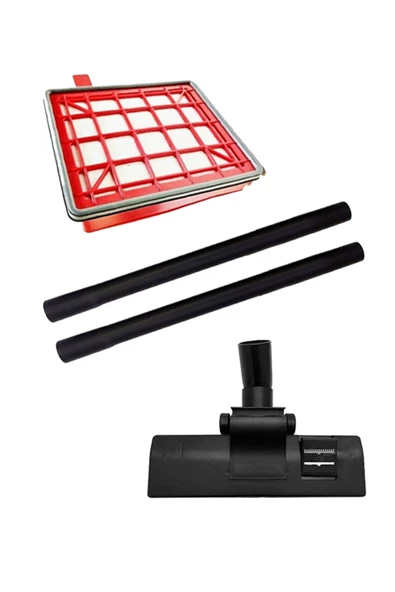 Fakir Veyron Turbo Süpürge Başlığı Plastik Borusu Hepa Filtresi ürün görseli 1