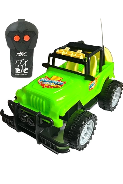 Çocuk Safari Arazi Aracı Uzaktan Kumandalı Yarım Fonksiyon ( Ileri Geri) Oyuncak Jeep Jip Araba - 7